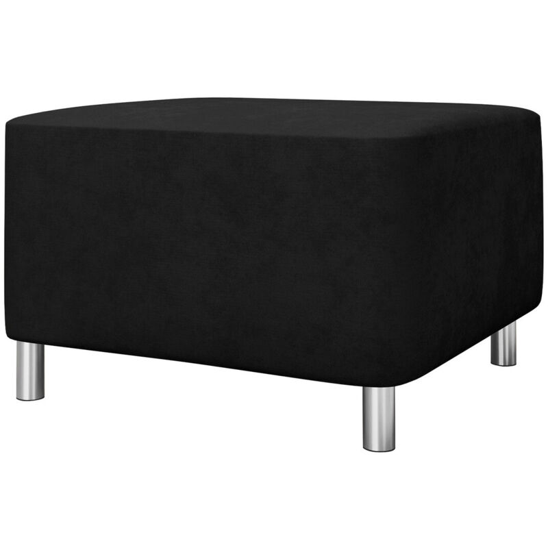 Pouf Comfivo 126, Alova 04, 42x56x65cm, Diamètre: 0, Tapisserie, Pieds: Plastique, 0