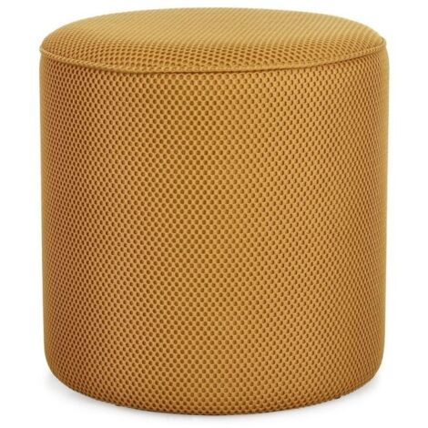 POUF OLESYA SENAPE ARREDO INTERNI HOME DECOR
