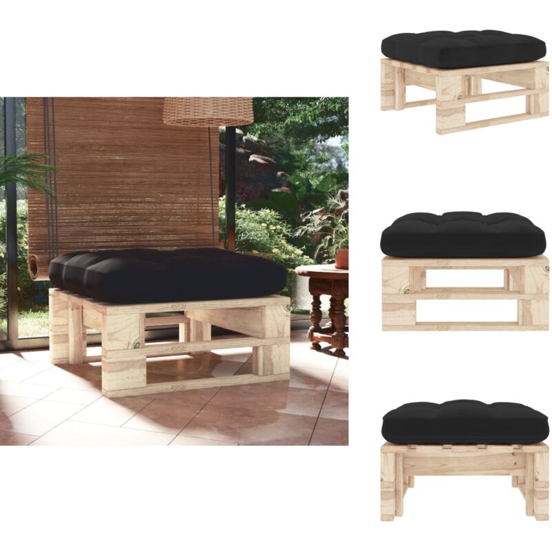 Vidaxl - Pouf palette de jardin bois de pin imprégné - Pouf De Jardin - Pouf Palette - Mobilier De Jardin - Chaise Lounge - Relax