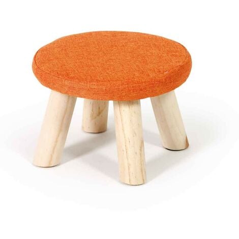 Pouf contenitore per bambini - Arancione/volpe - HOME