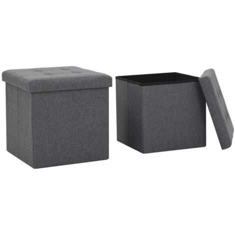 XGANGM Fodera Pouf Poggiapiedi Rettangolare con Coperchio Copri Pouf  Rettangolare Elasticizzato Apribile Copri Ottomano Copertura Cassapanca  Contenitore Fodera Panca Pieghevole,Dark Grey,1small : : Casa e  cucina