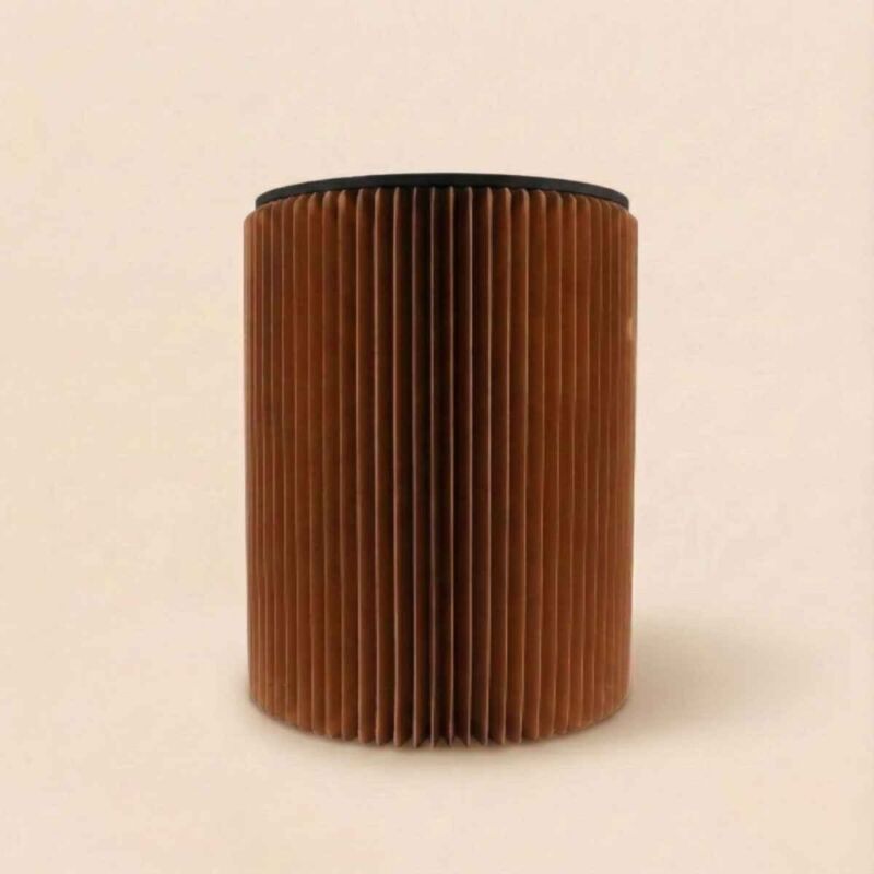 Pouf pliable en carton avec assise h38xd30cm