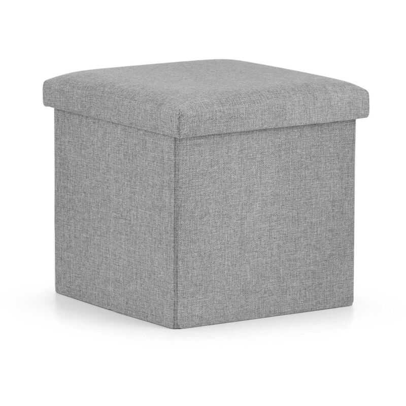 Pouf pliant M - 30x30x30cm gris