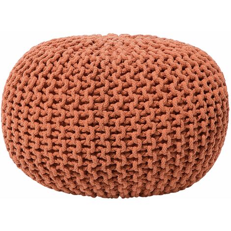 Beliani Pouf poggiapiedi ottomano in pelle beige Oslo : Beliani: :  Casa e cucina