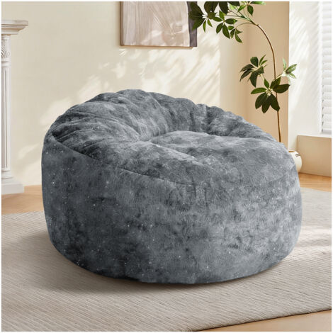 Pouf poire incurvé dossier haut ergonomique soutien complet du corps relaxation immersive salon moderne confortable