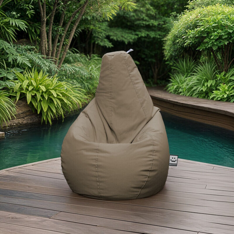 Happers - Pouf Poire Naylim Mate Sable xl Happers - Pouf Poire Naylim Mate Sable xl