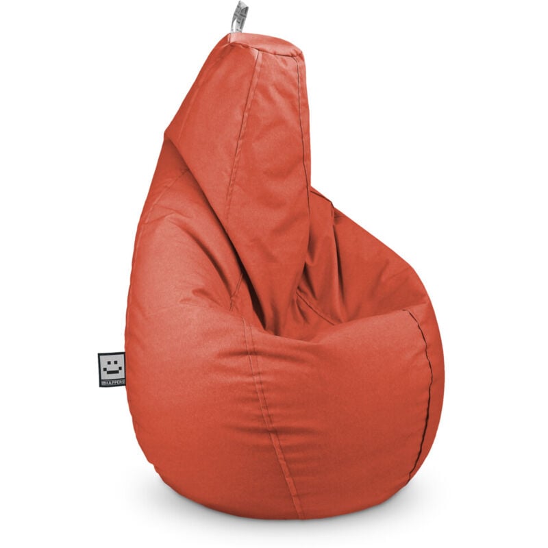 Pouf Poire Naylim Mate Orange xxl Happers