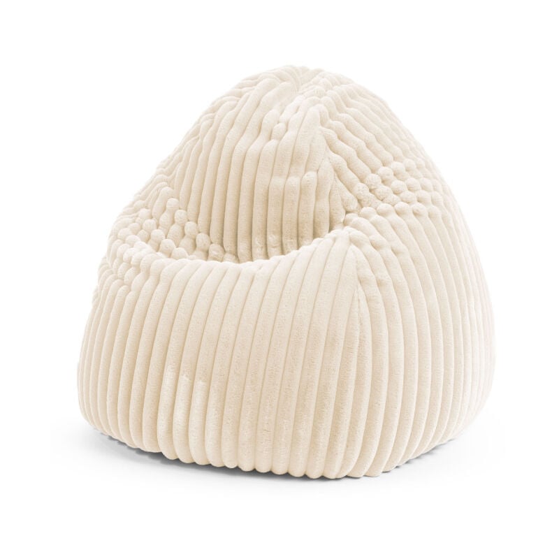 Pouf Poire Raya xxl Ivoire