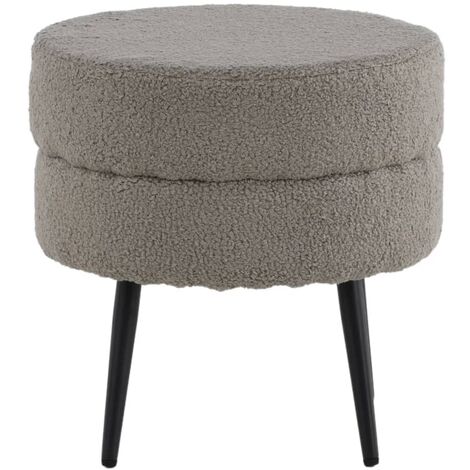 Pouf Contenitore Quadrato in pelle Nero Coccodrillo 40 x 40 x 40 cm –