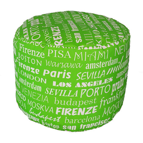 Pouf poltrona grande sacco xxl design. Pouf moderno folk morbido