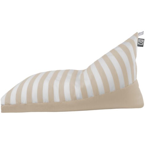 Pouf Pyramide Toldotex Écru pour Extérieur ou Intérieur M Écru