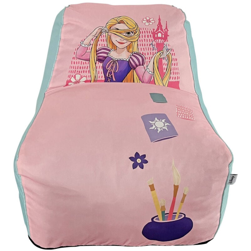 Pouf - Raiponce et Vaiana - Disney Princess es - Rose et Bleu
