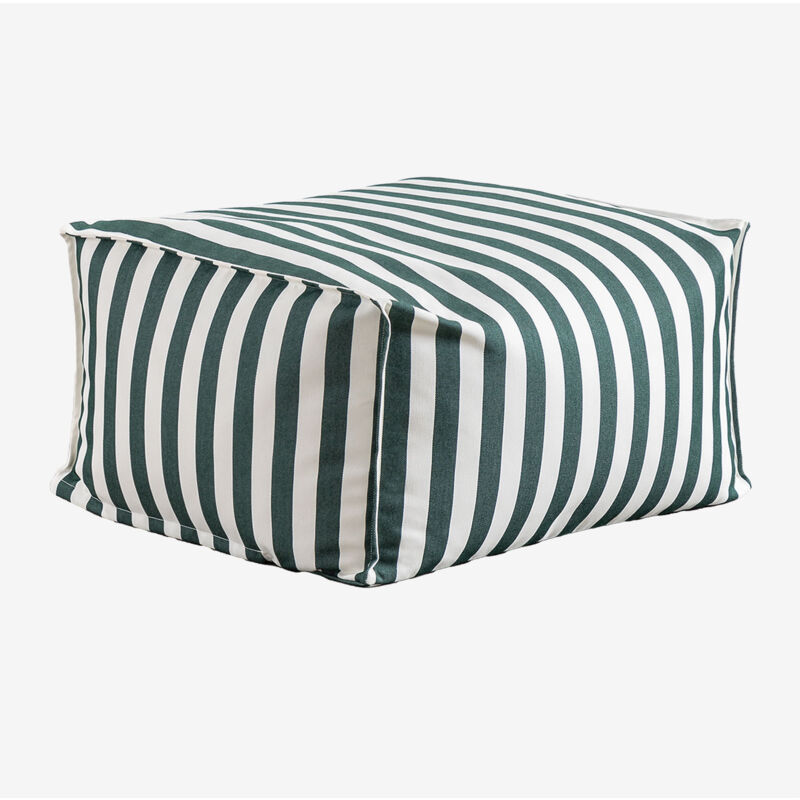 Pouf rectangulaire 75x65 cm pour canapé modulable en tissu Sandel SKLUM Vert Jungle