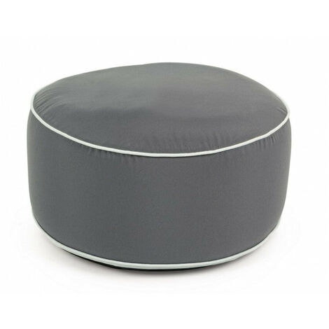Pouf Rihanna Gonfiabile Grigio in PVC