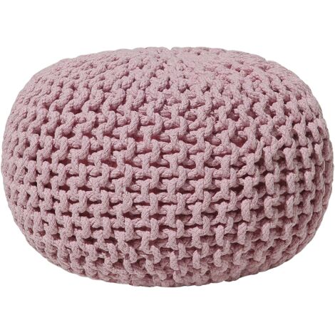 TON TON Pouf rond en tissu avec rembourrage ignifuge By BK Contract