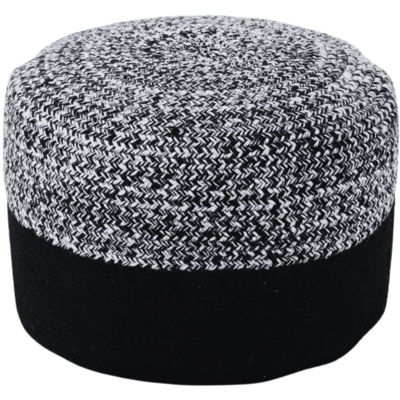 Pouf rond intérieur extérieur D50 chiné/uni - paros