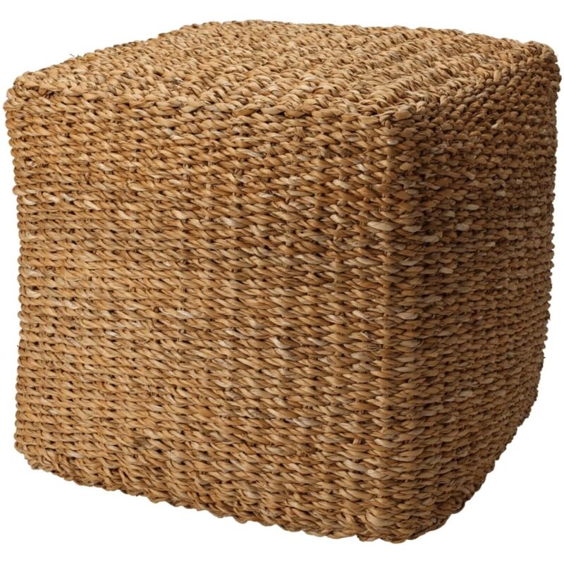 Home Styling Pouf Quadratisch Natur 40x40x38 Cm Seegras Home&styling