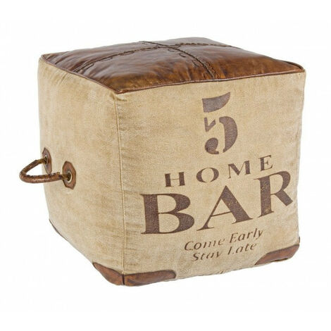 Pouf Sanpark Five in Pelle