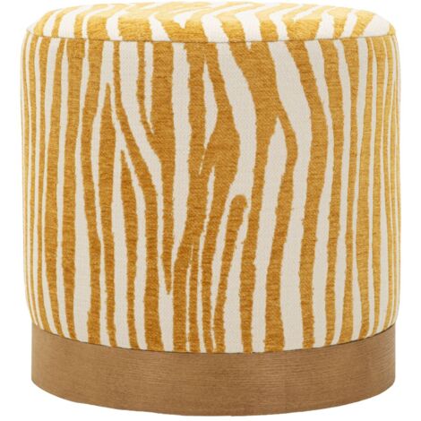 Pouf Savana Moutarde Cm Ø 40X40