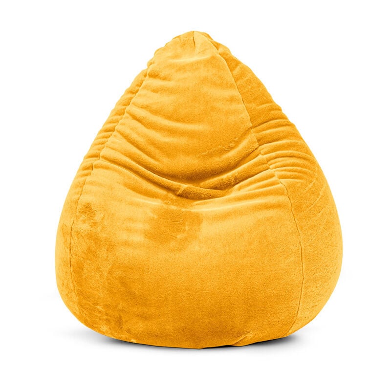 Pouf Softy xxl Moutarde