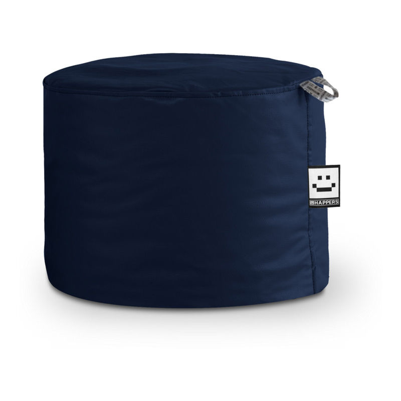 Pouf tabouret Similicuir Indoor Marine Happers
