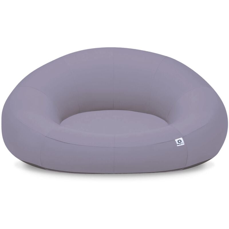 Deco Arts - Pouf xxl Flottant pour Piscine 140x120x60 cm Gris galet