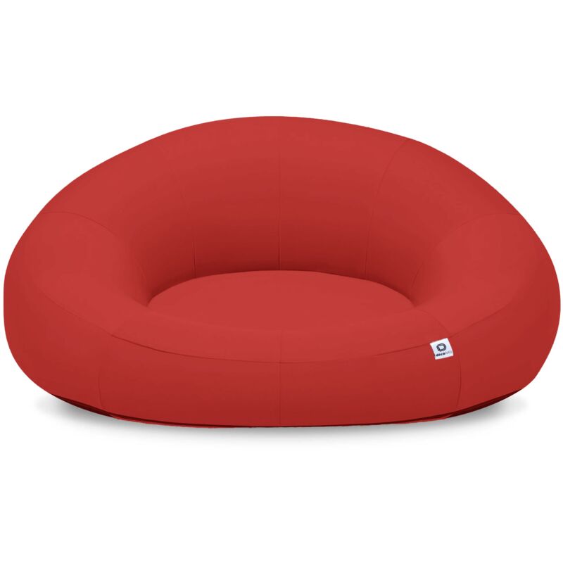 Deco Arts - Pouf xxl Flottant pour Piscine 140x120x60 cm Rouge