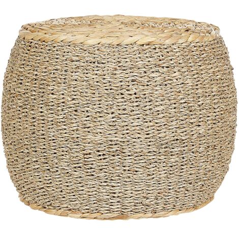 Pouffe HAIPHONG Seagrass Beige
