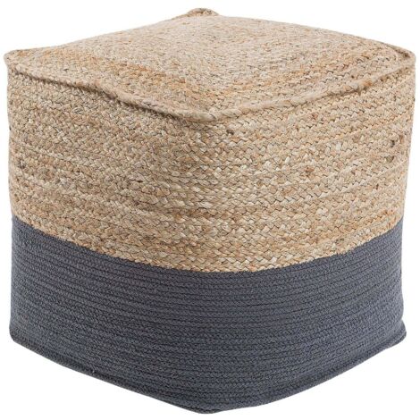 Pouffe KIRAMA Jute Dark Grey