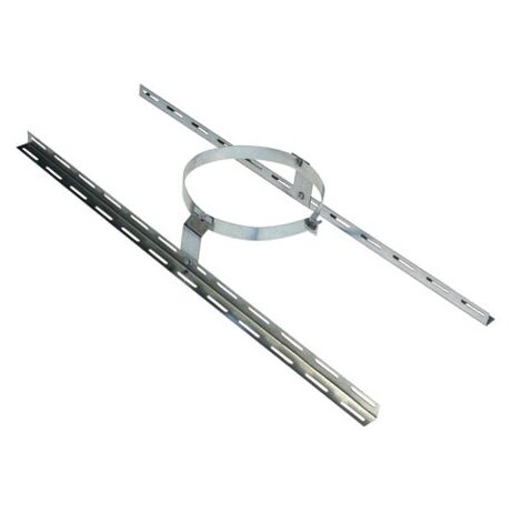 Poujoulat – Collier pour fumisterie inox/galva – Conduit de fumée polycombustible isolé – Éléments à double paroi – Compatible COQISOL - CS 180 A