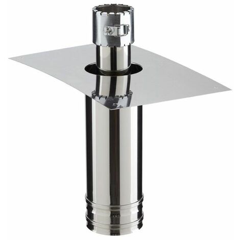 Poujoulat – Kit rénovation conduit de fumée carré 80/130 – Adaptation flexible PGI pour poêles à pellets – Installation simple et sécurisée