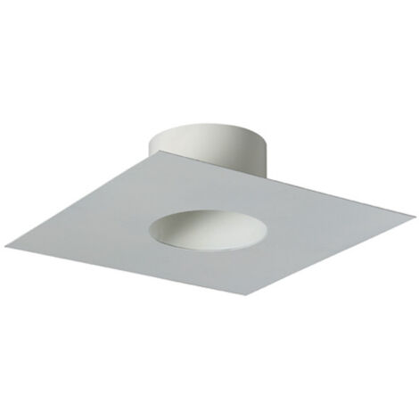 Poujoulat – Plaque finition tubage rectangulaire 20x40cm – Section 30x50mm – Couleur noire RAL 9019 – Compatible DN80mm