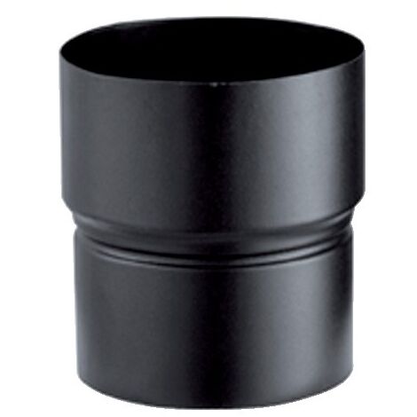 Poujoulat – Réduction émaillée noire 150/130 bu – Raccord fumisterie – Pour installations domestiques et industrielles – Circulation fluide des fluides - 130bu