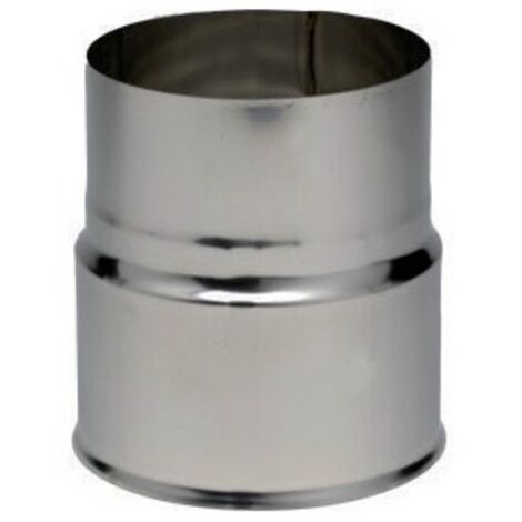 Poujoulat – Réduction inox FF 200-150 – Raccord de robinetterie avec filetage entrée – Étanchéité et durabilité pour plomberie
