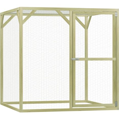 Poulailler 1,5x1,5x1,5 m Pinède imprégnée vidaXL