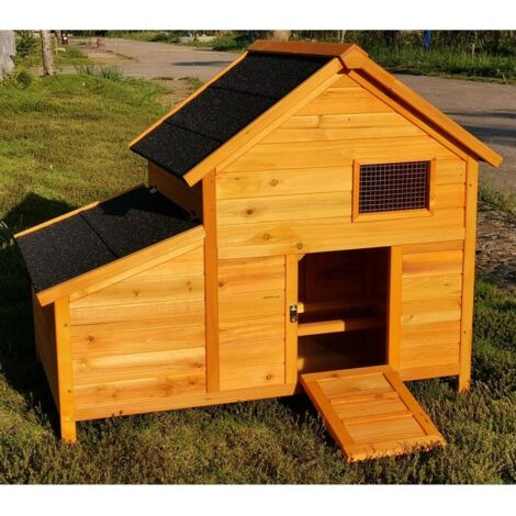 Poulailler Bantam Xl 2 À 4 Poules Toit Shingle - Noir