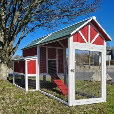 Poulailler Deluxe Toit Shingle Vert 10 À 12 Poules