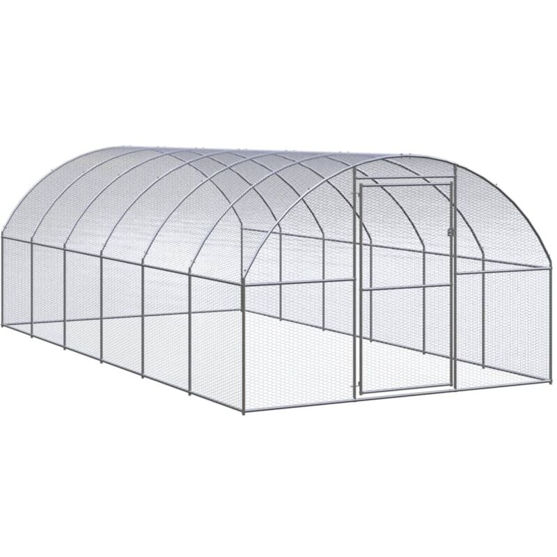 Vidaxl - Poulailler d'extérieur 3x6x2 m Acier galvanisé