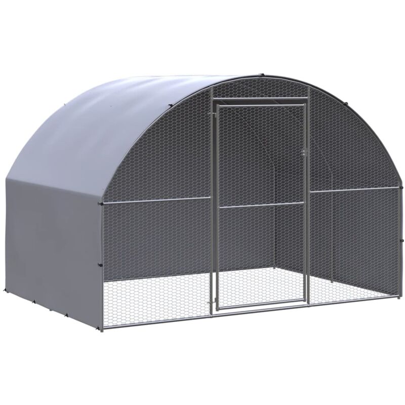 Poulailler d extérieur 3x2x2 m Acier galvanisé
