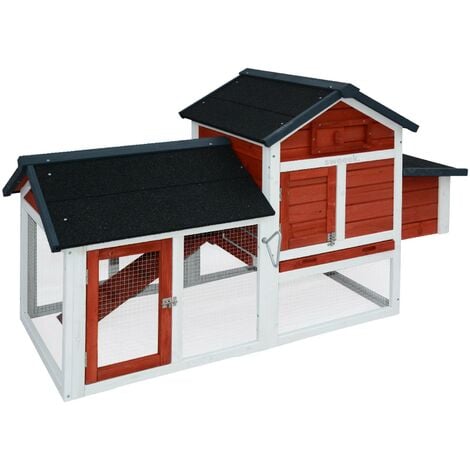 Poulailler en bois 3 poules avec enclos - Galinette