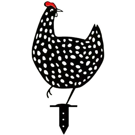 Poule de paques en métal pour le jardinage, décoration de paques, Art en fer, jardin extérieur, arrière-cour, piquets de pelouse, grande poule de jardin,F,états-unis