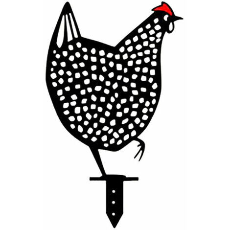 Poule Decorative Jardin, Poule Yard Art Jardin Statues, Sculptures et Statues de Jardin Decoration Exterieur Jardin, Deco Jardin Exterieur Animaux，