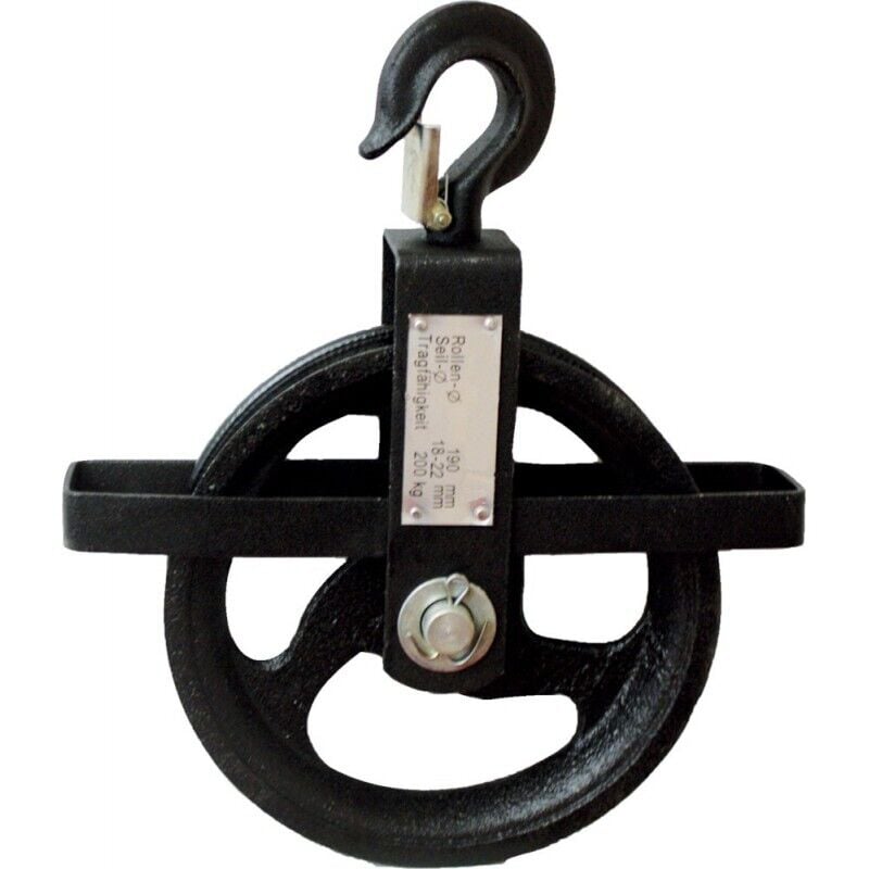 FP - Poulie 190 mm, 200 kg pour Seile von 18 - 22 mm