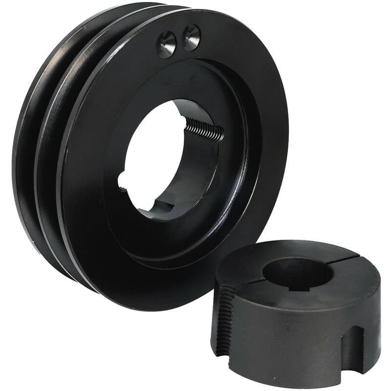 Poulie Spa 2 Gorges Dp 100mm Arbre 38mm Moyeu 1610