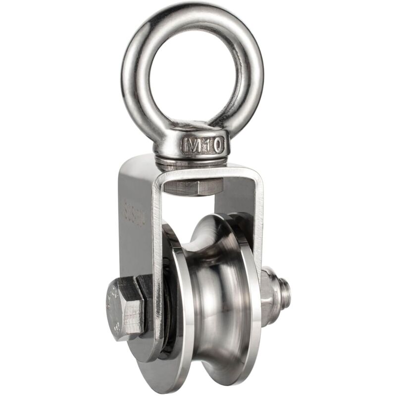 Poulie à câble en acier inoxydable 304, charge maximale 3500 kg