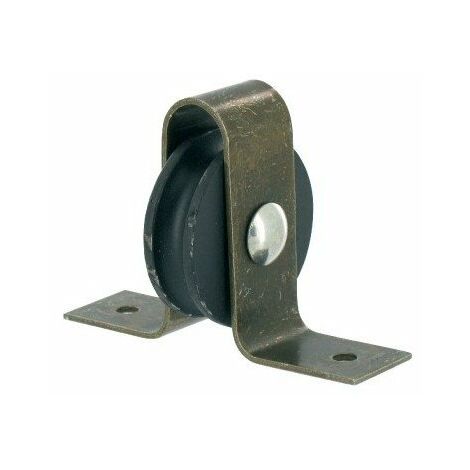 Poulie à chappe 40mm – Charge maximale 500kg – Pour cordes jusqu'à 12mm – Installation facile en intérieur et extérieur