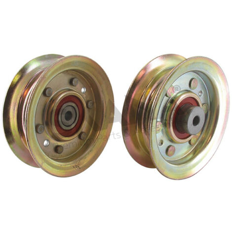 Poulie à Gorge Plate Adaptable John Deere Pour Séries X, Lt, 737, 757, 777, 797. Remplace Origine Am124346.