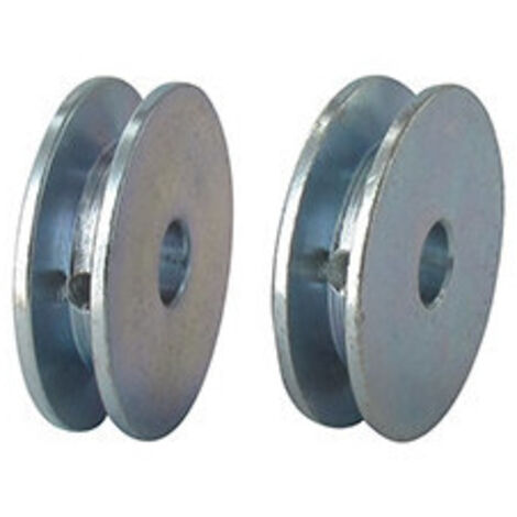 Poulie adaptable pour CASTELGARDEN modèles G464TR et GB464TR avec blocage par vis dans la gorge - H: 14mm Ø: ext: 52mm, Ø: inf.: