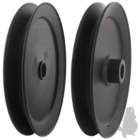 poulie adaptable pour palier de lame snapper. remplace origine: 18781, 18587, 10787.h:36,2mm, ø: ext.174,6mm, ø int:.19,05mm.