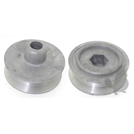 Poulie Adaptable Sur Snapper  Pour Tondeuses Autotractées 21 - H: 31,75mm, ø: Ext: 50,8mm, ø Int: 9,52mm. Remplace Origine: 2451